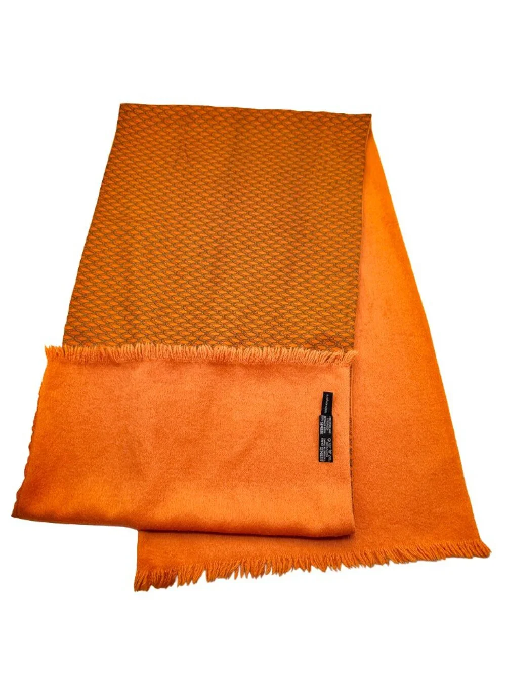 Hermès Long Scarf Angora and Silk